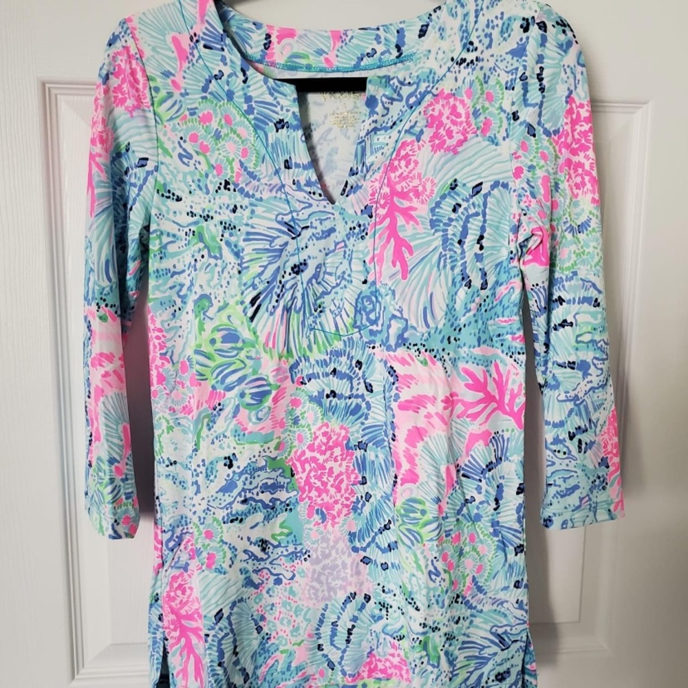 Lilly Pulitzer NWOT sink or swim S Sample tunic